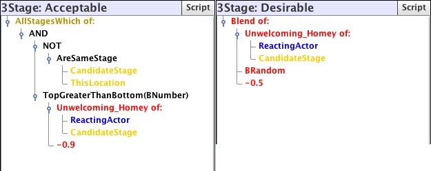 depart for stage scripts